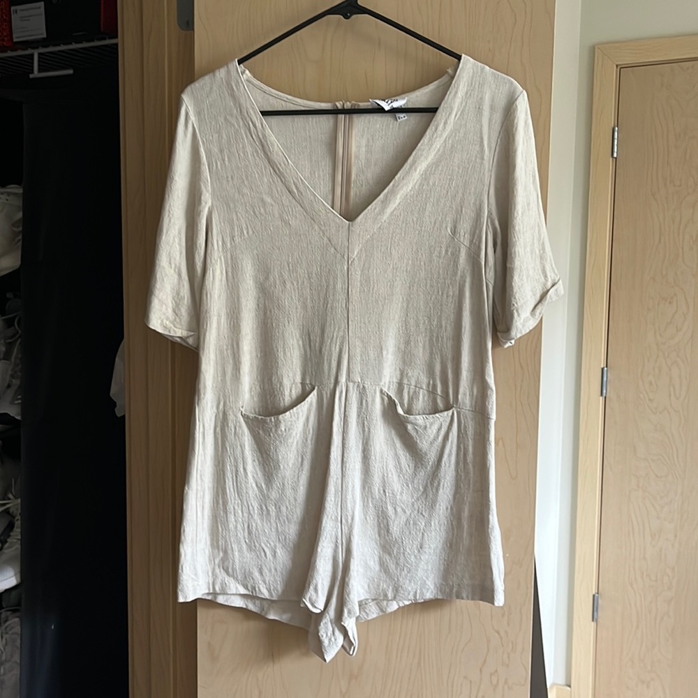 Beige Romper